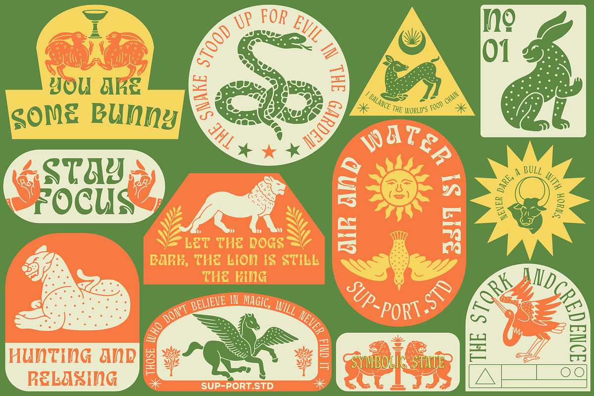 SP GELASKY Psychedelic Font, a Serif Font by Sup.Port Studio (Photo 8 of 16)