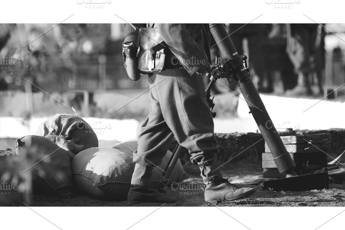 Close-up View On Re-enactor Dressed, a Graphic by Our Amazing World (Photo 1 of 2)