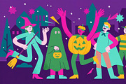 Halloween Party Illustration Pack, a Seasonal Illustration by StockVerse Creative (Thumbnail 4 of 4)