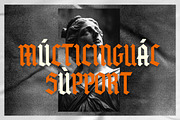 MALAGA Blackletter Typeface Font, a Blackletter Font by dansdesign (Thumbnail 8 of 8)