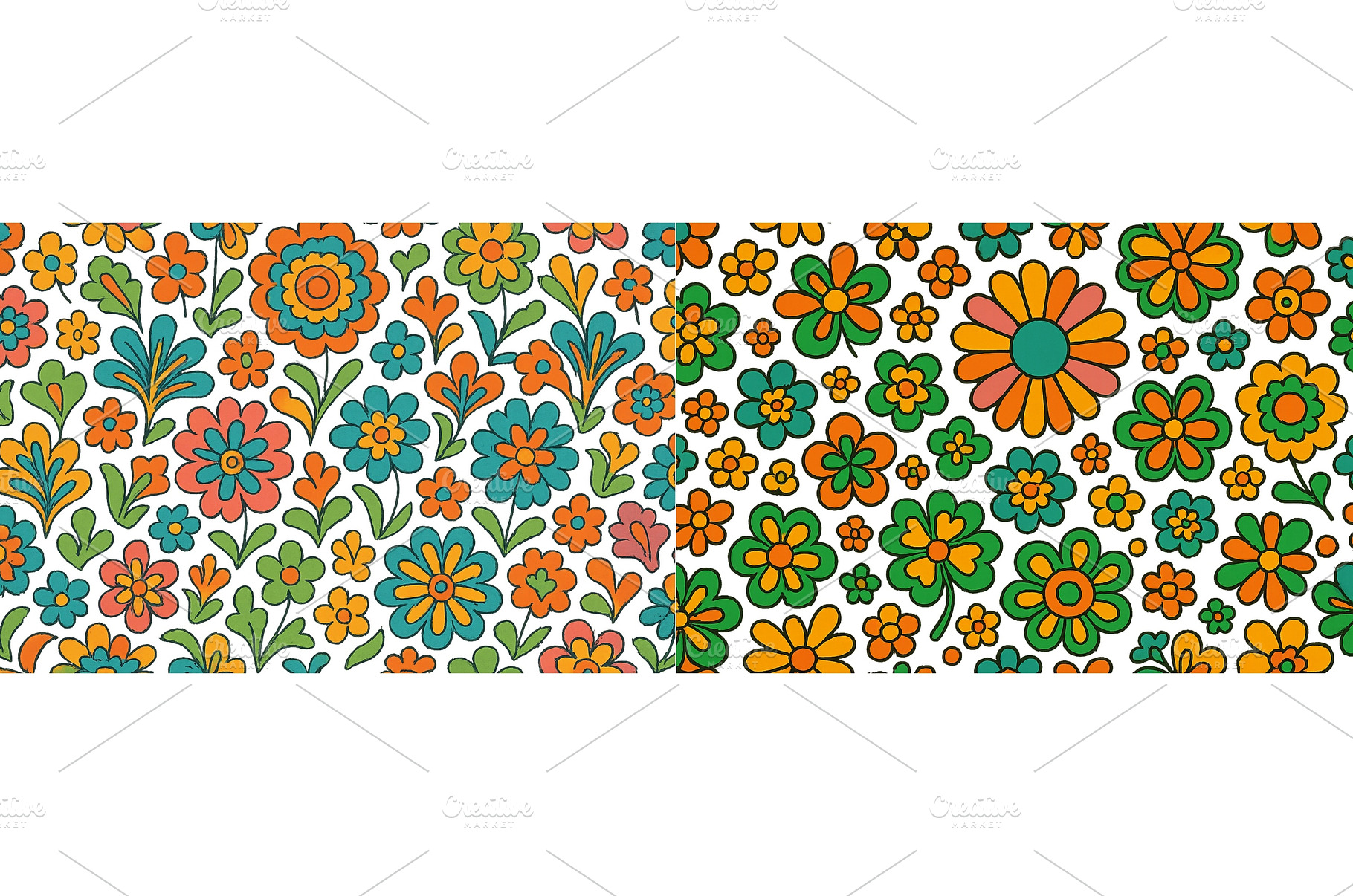 Colorful floral patterns featuring, a Nature Photo by ZinetroN