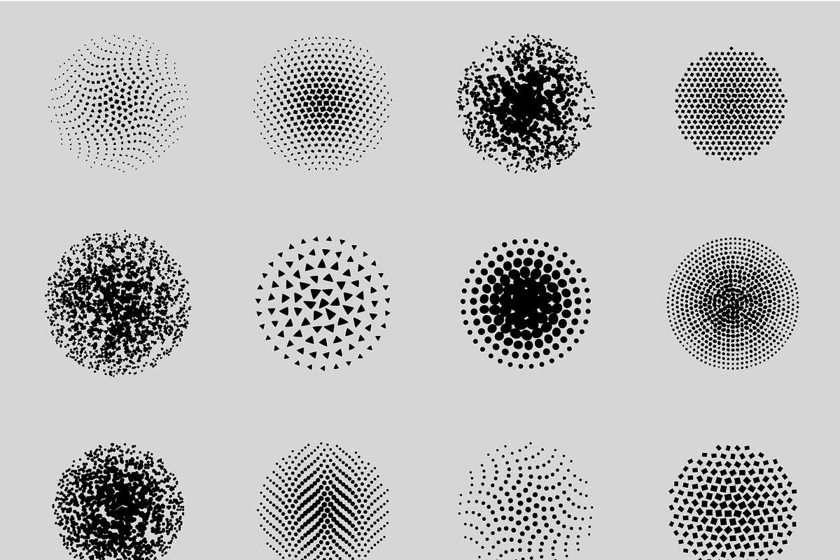 Circle Tones Vol. 8 | 20 Halftones, a Texture Illustration by invisiblelayer (Photo 2 of 5)