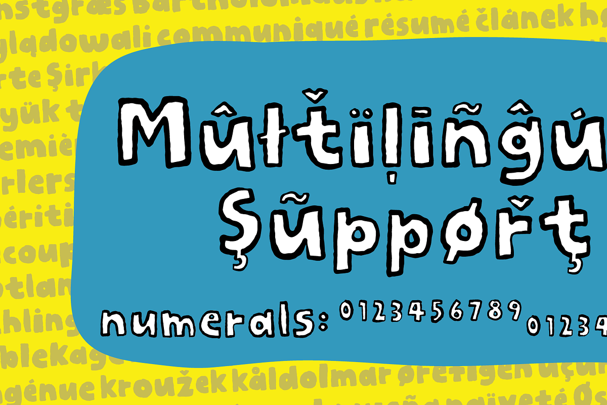 Yellow Day, a Handwritten Font by pizzadudedotdk (Photo 7 of 8)