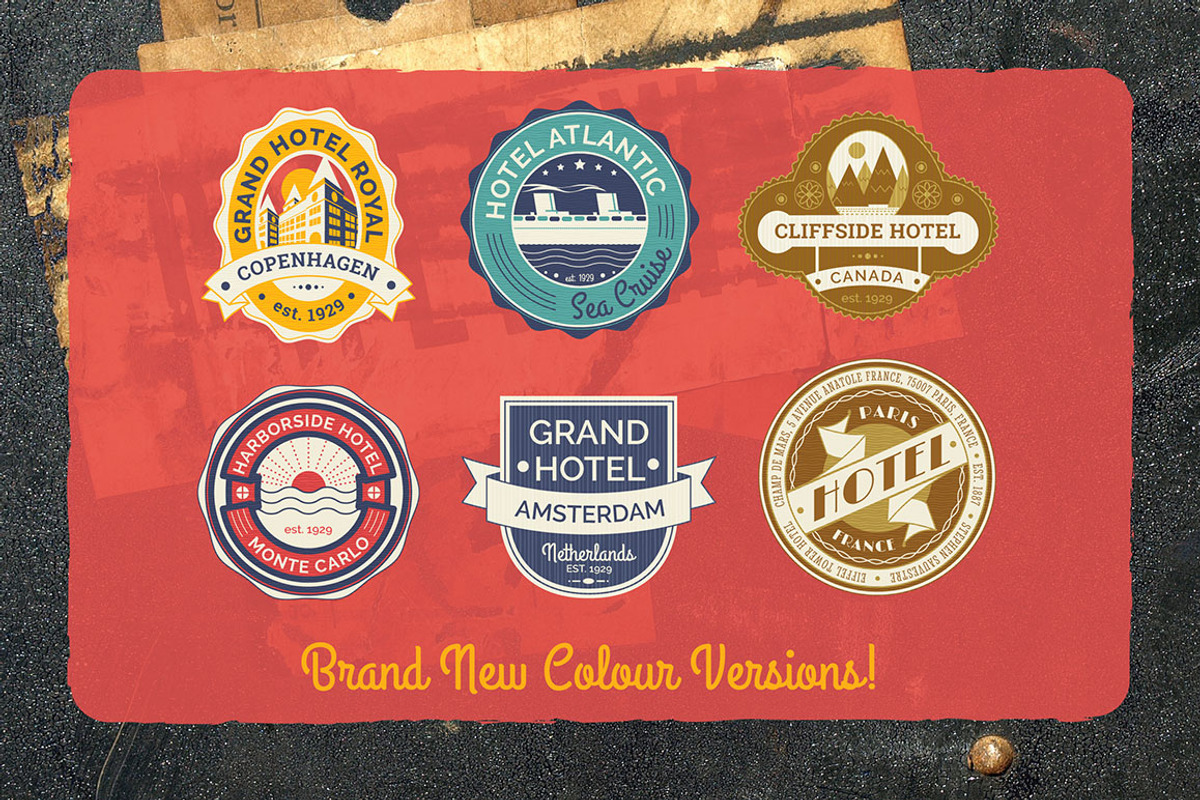 Travel Labels and Badges, a Branding & Logo Template by Wingsart Studio (Photo 4 of 7)