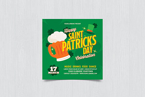 St Patricks Day Celebration, a Flyer Template by DesignWorkz