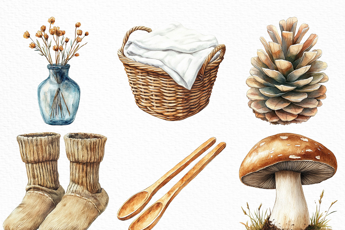 Scandi Autumn Clipart, an Illustration by Craft Nest (Photo 4 of 6)