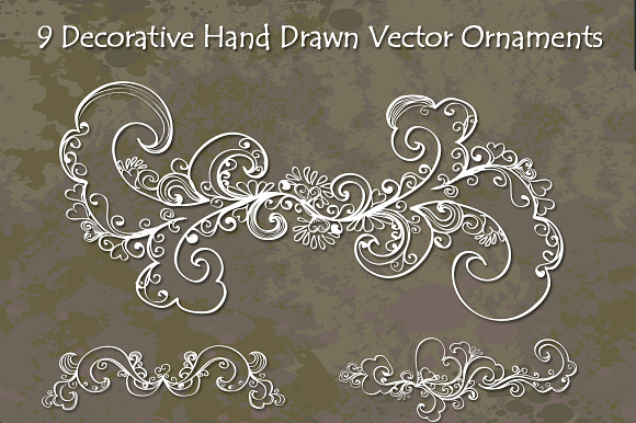 Decorative Hand Drawn Elements preview 4