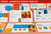 Georce - Geometric Keynote Template, a Presentation Template by SlideFactory (Thumbnail 1 of 4)