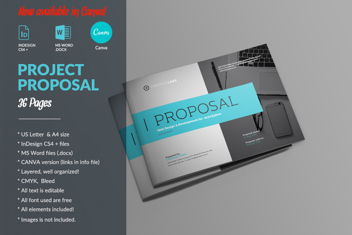 Proposal, a Brochure Template by Sabin (Photo 1 of 15)