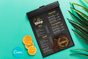 Printable Canva Coffee Menu, a Flyer Template by iloveTemplate (Thumbnail 2 of 4)