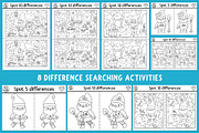 Dwarf coloring games and activities, an Education Illustration by Lexi Claus (Thumbnail 8 of 16)