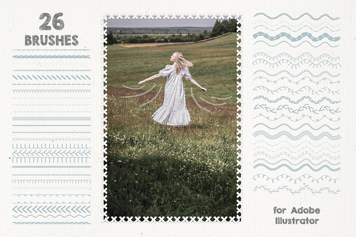 200+ Stitched Stripes Toolkit, an Object Graphic by Mio Buono (Photo 7 of 13)
