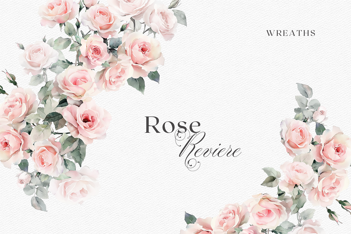 Rose Riviere - Watercolor Floral, a Decorative Illustration by ThaismotaCreativeCo (Photo 4 of 9)