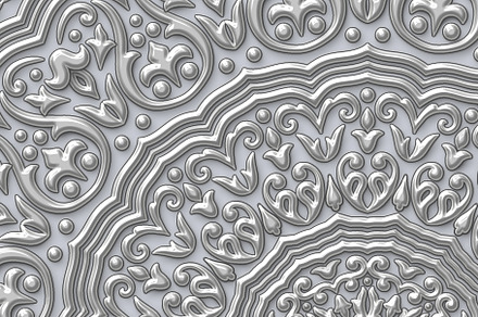 Seamless Pattern 4 Gray Metal