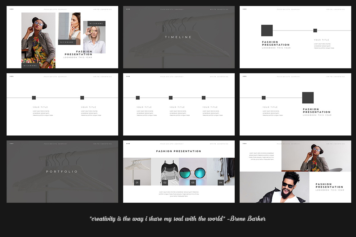 Fashionista - Fashion Google Slides, a Presentation Template by desvibes (Photo 5 of 11)