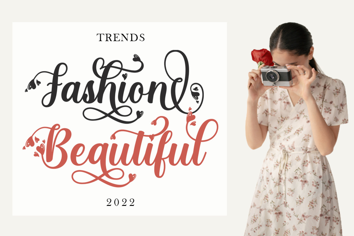 Beuty Golden, a Script Font by Straight.co (Photo 2 of 8)