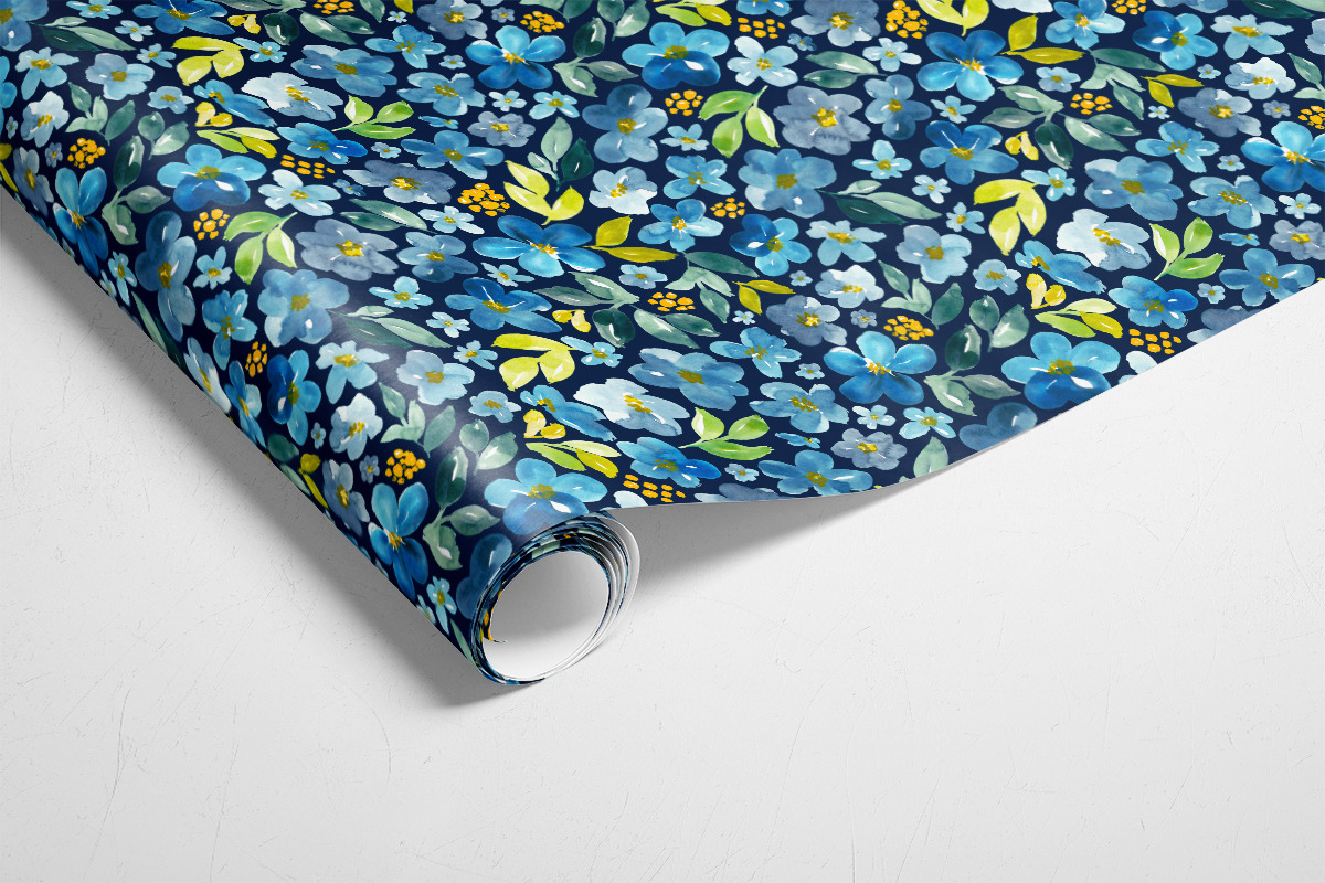 Blue, green, orange and navy, a Pattern Graphic by Anya-D (Photo 6 of 7)