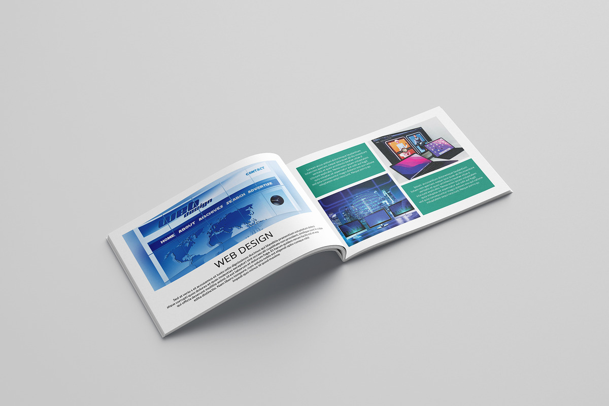 Landscape Portfolio Template, a Brochure Template by Template Shop (Photo 4 of 11)