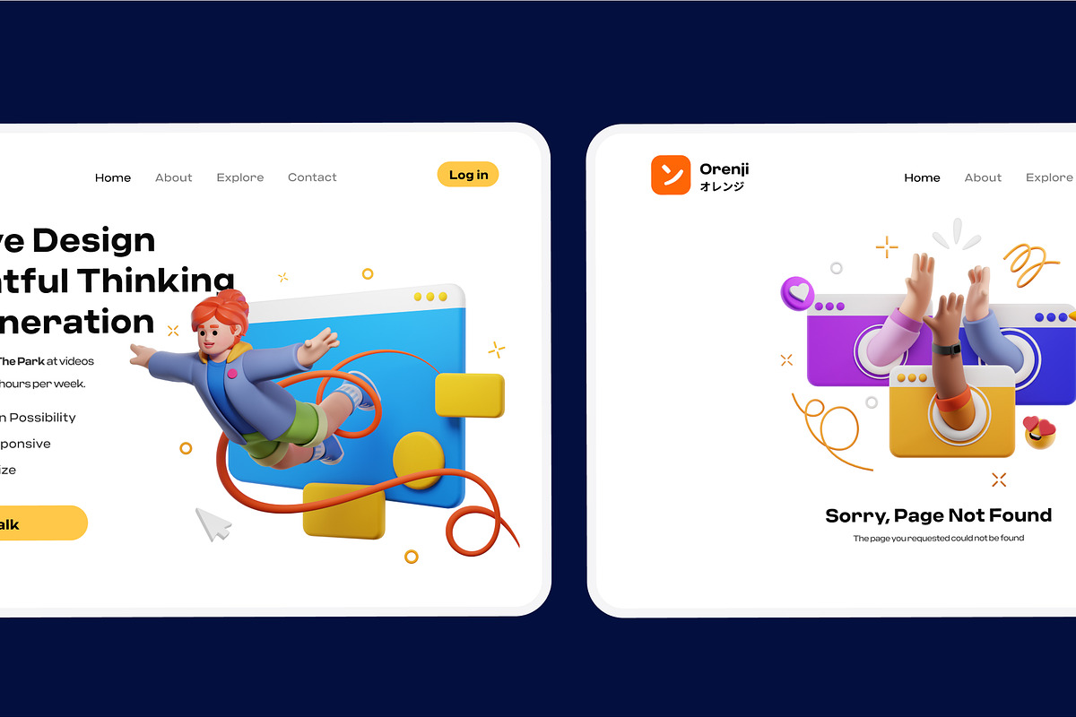 Startup Business 3D Character Pack, a Characters & Person 3D Model by orenjidesign (Photo 6 of 8)