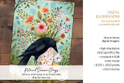 Relaxed Summer Days Postcards, an Animal Illustration by The Dutch Lady Designs (Thumbnail 5 of 7)