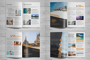 Holiday Travel Brochure Design V4