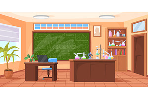 Chemical lab room. Chemistry school, an Education Illustration by Stock-Smart-Start