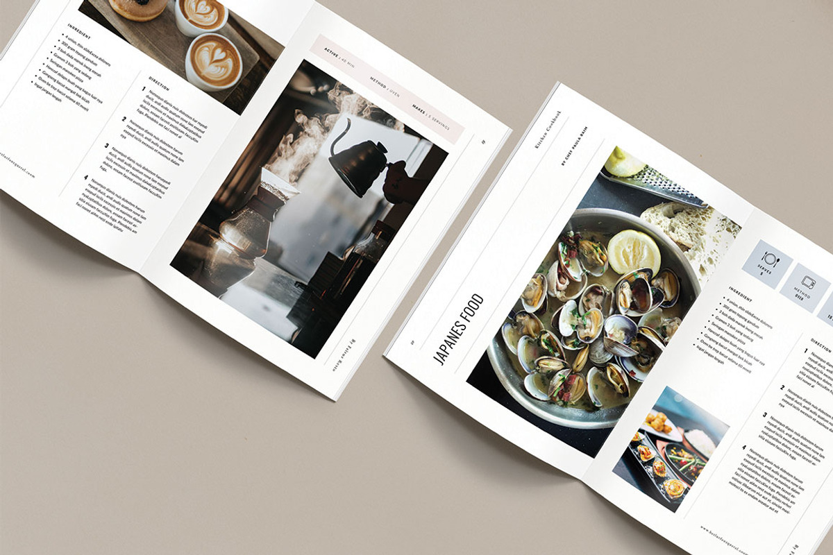 Cookbook / Recipe Book, a Brochure Template by Occy Design (Photo 8 of 10)