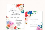 Watercolor Wildflowers & Leaves, a Decorative Illustration by Damian Roh (Thumbnail 16 of 24)