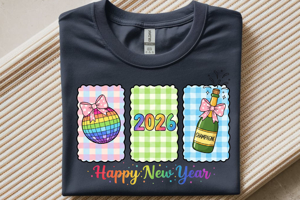 2026 Happy New Year PNG, an Illustration by SinaCreation (Photo 5 of 11)