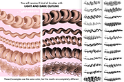Procreate Hair Female Portrait brush, a Brush Add-On by Revabrush (Thumbnail 2 of 8)
