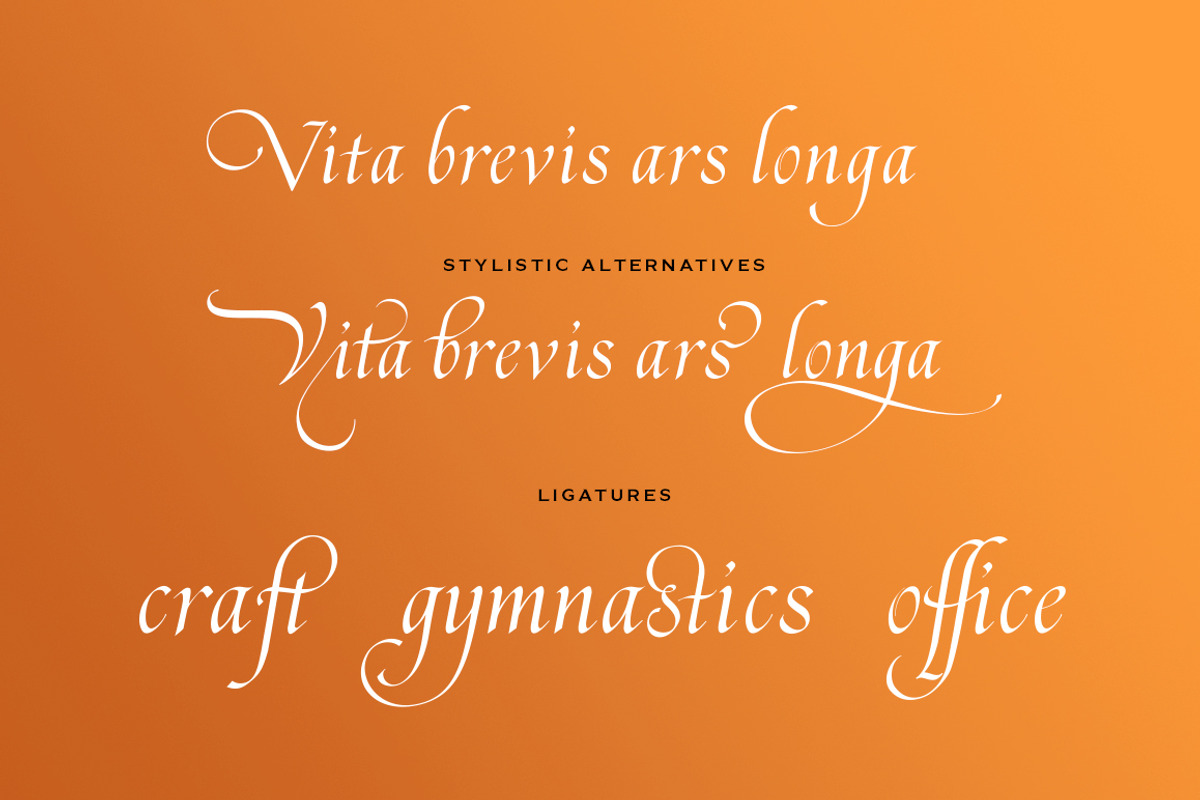 November Calligraphy Wedding Script preview 4