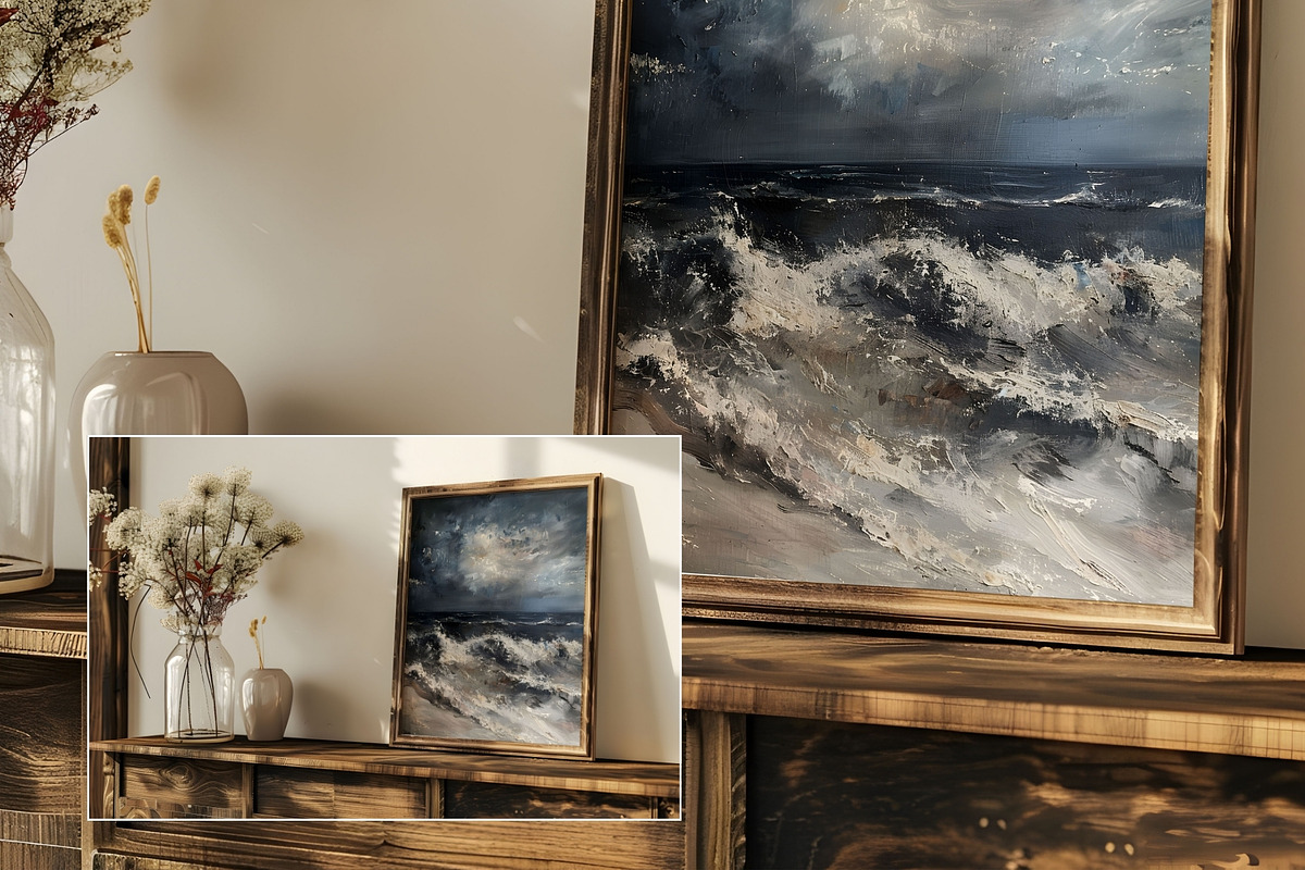 Rustic Frame Mockup 4x5 | FR-RU-001, a Household Mockup by Callistemon Creative (Photo 8 of 8)
