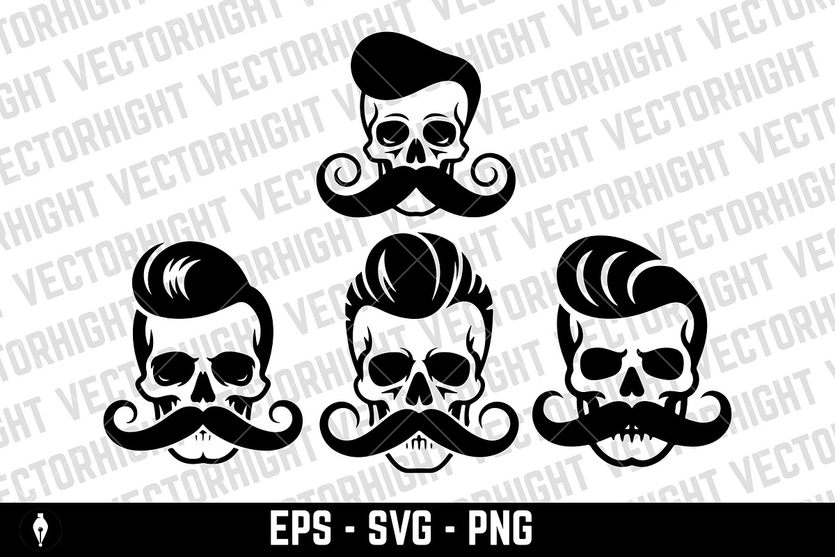 vector icon of a skull, a Person Illustration by Vectorhight (Photo 1 of 3)