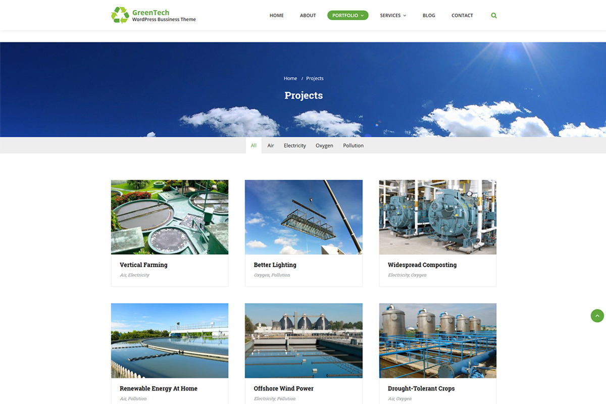 GreenTech - WordPress Business Theme, a WordPress Template by GretaThemes (Photo 3 of 5)