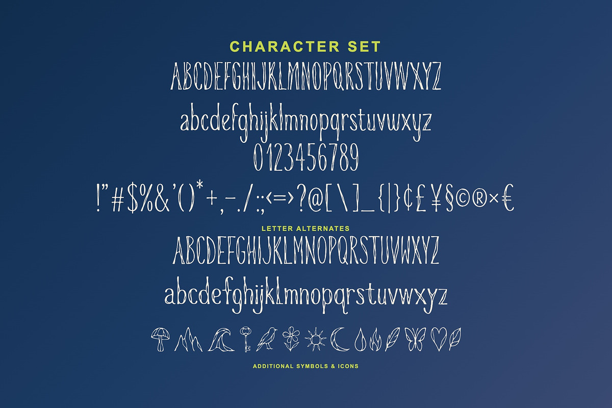 Moth Sausage Album Display Font, a Sans Serif Font by Graphic Spirit (Photo 2 of 8)