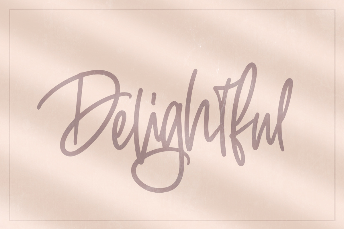Sailing & Wishes Script Font preview 8