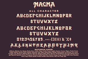 Magma - Blackletter Font