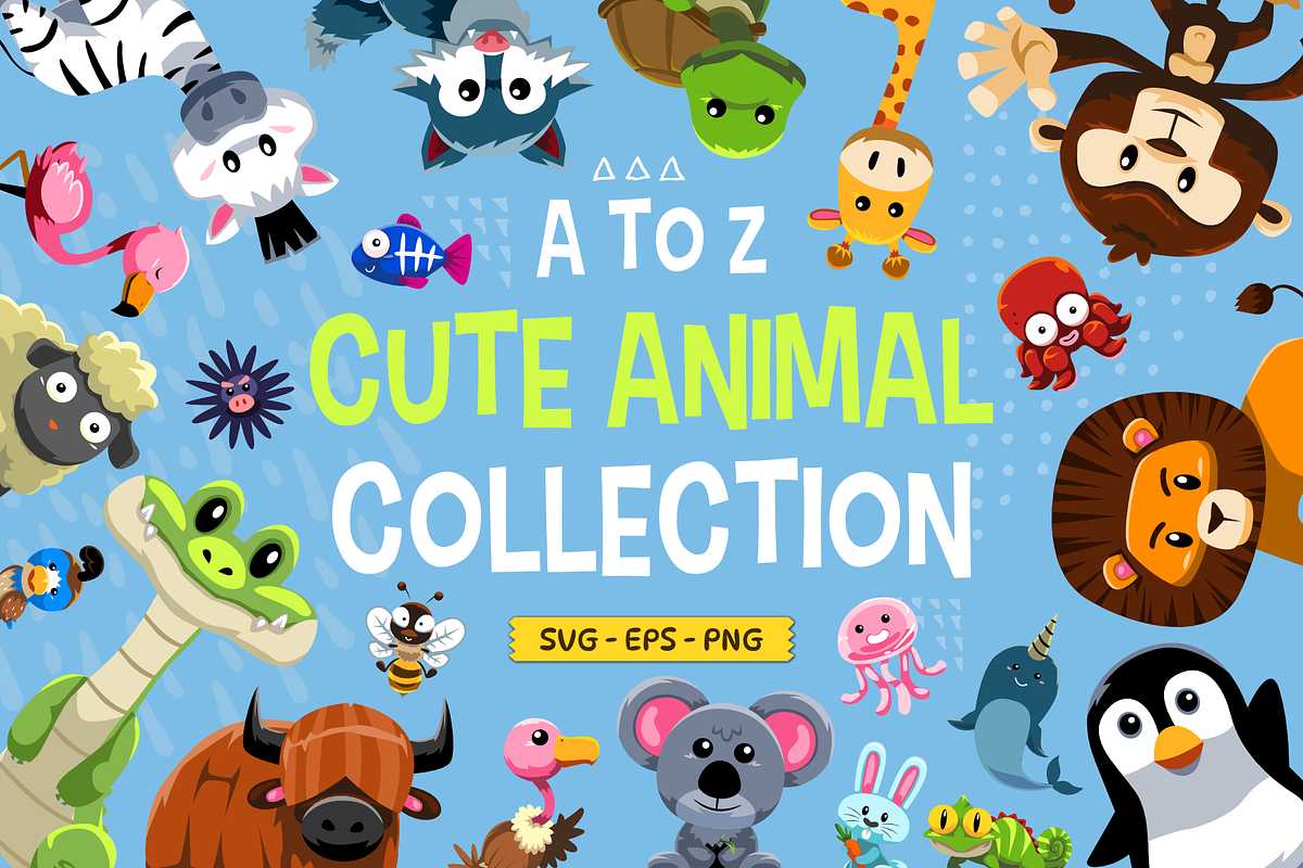 A to Z Cute Animal Collection, an Animal Illustration by arsansp (Photo 1 of 4)