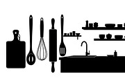 farmhouse kitchen wall decor design, an Illustration by Amazin_art (Thumbnail 5 of 33)