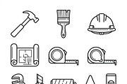 Interior Design Studio Icon Set, an Outline Icon by adenpinkstore (Thumbnail 5 of 12)