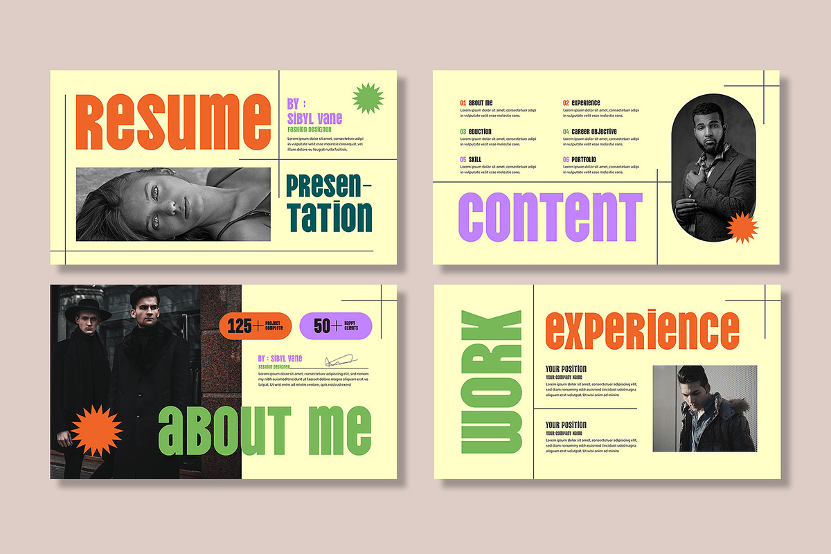 Digital Resume Presentation preview 2