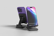 Standing Smartphone Mockup, an iPhone Mockup by My Code Std (Thumbnail 3 of 6)
