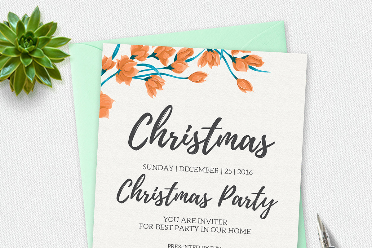 Holiday Party Invitation, an Invitation Template by graphicforest