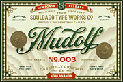 NS MUDOLF Font Family, a Script Font by Novisouldado (Thumbnail 1 of 10)