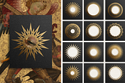 Celestial Gold Foil Papers & Frames, a Social Media Template by The Flossy Finch (Thumbnail 5 of 20)