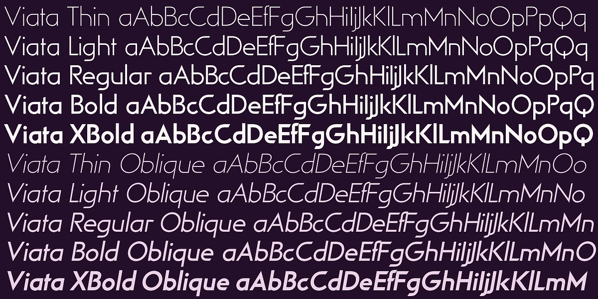 Viata, a Sans Serif Font by Wiescher-Design (Photo 3 of 6)