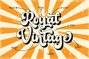 Pinky Retro, a Script Font by Soft Creative (Thumbnail 4 of 9)