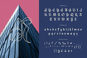 Claudore – Blackletter Typeface, a Blackletter Font by Krismagraph (Thumbnail 8 of 10)