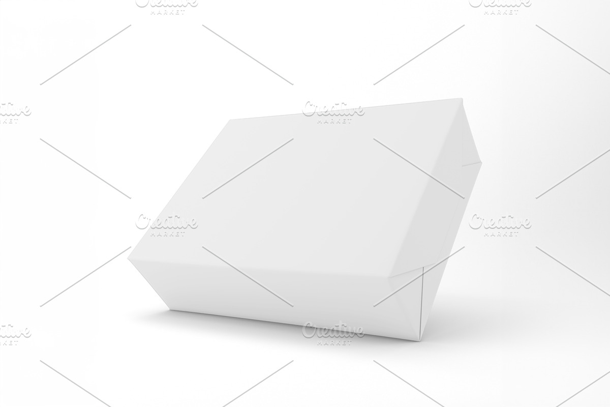 Cardboard Gift Box Mockup, a Packaging Mockup by Qaleb Studio (Photo 3 of 3)