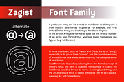 Zagist Font Family, a Sans Serif Font by Patria Ari (P4tcreativa) (Thumbnail 6 of 13)